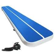 5X1M Inflatable Air Track Mat 20CM Thick with Pump Blue