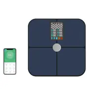 Smart Digital Bathroom Body Fat Scale 180KG Bluetooth Scales Weight for BMI Water-Navy