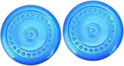 Dog Fetch Toy 2 Pcs Large Dog Flying Disc Teething Dog Toy Interactive Plaything Gentle Material Safe for Chewing