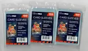 New ULTRA PRO SOFT SLEEVES - 100 Sleeves Per Pack / 3 Packs (300 Sleeves Total)