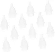 WATIIFUFU Silicone Nose Sucker Tips 12pcs Nasal for Newborns Toddlers Baby Snot Cleaner with Safe Suction