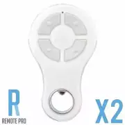 2 x Key Automation/Boss HT20 Garage/Gate Genuine Remote Forza 1200 White