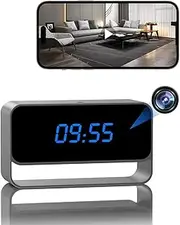 LIBREFLY Clock Camera FHD 1080P WiFi Mini Wireless Nanny Cam Indoor Home Office Security Night Vision