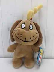 Aurora Dr Seuss How The Grinch Stole Christmas Max Plush 9" Stuffed Animal Tags