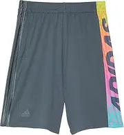 [adidas] Boy's Gamescape Shorts (Big Kids) Blue Oxide SM (8 Big Kids)