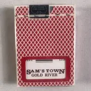 Sam's Town Gold River Hotel Casino Playing Cards No 92 Bee Red Deck Laughlin,NV