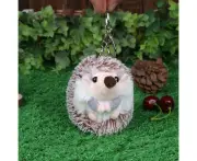 Hedgehog Plush Car Keychain