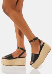 [Lemon Drop by Privileged] Liam Platform Sandals