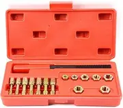 15-Piece Screw Thread Repair Tool Tapping Thread Repair Set Screw Thread Repair Auto Repair Tool Set Kit