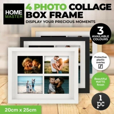 Home Master® 1PK Photo Collage Box Frames Photos 20 x 25cm Home Nursery Deco