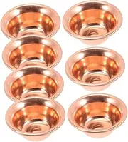 Amosfun 7pcs Decorative Holy Water Bowl Offering Bowls for Altar Rituals Meditation and Home Decor Culture Accessory