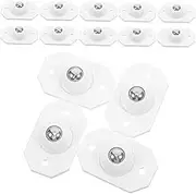 Veemoon 20Pcs Self Adhesive Mini Caster Wheels Swivel Sticky Rollers for Easy Movement Wheels for Storage Boxes Trash Cans and Household Items No Drill Installation