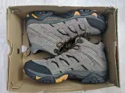 New Merrell Moab Mid Waterproof Hiking Boots Medium Width Walnut sz US 9.5