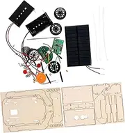 UPKOCH 1set Solar Energy Remote Car Kit for Boy Girl Handmade Plaything for Ages Observation Thinking Skills No Battery Required for Parent-boy Girl Interaction