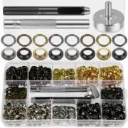 400 Set Grommet Kit 3/16inch Eyelets Punch Kit with Hole Punch Tool 4 FaMvQ