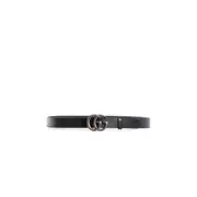 [GUCCI] GUCCI MAN BLACK BELTS Black