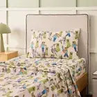Adairs Kids Minecraft Natural Caprice Sheet Set