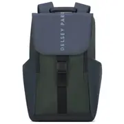 Delsey Securflap 16" Laptop Backpack with RFID - Army