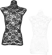 TIDTALEO 2 pcs Female Mannequin Lace Covers Decorative Model Covers Comfortable Skin Friendly Simple Installation Classic Design for Retail Display