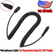 For Raymarine Ray215 VHF Radio Microphone Mic Cord Cable Coiled R49060 Replaces