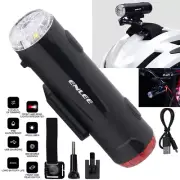 Bike Helmet Light Torch USB Recharge Best Bicycle MTB Front Back Light AU