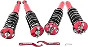 24 Way Adjustable Damper Coilovers Lowering Kit for Compatible for Honda Accord 2003-2007 | Enhanced Performance & Comfort