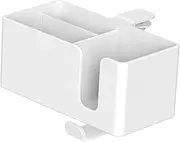 ＫＬＫＣＭＳ 4 in 1 Desk Cup Holder,Phone Pen Storage Box Detachable Organization Desktop Organizer Rotating Headphone for Gaming Desk, White