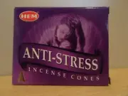 Anti-Stress Incense Cones 1 Box of 10 HEM Free Post AU