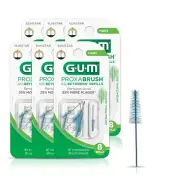 GUM Proxabrush GoBetweens Interdental Brush Refills Tight 8 Count Pack of 6