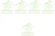 YARNOW 5sets 50pcs Fruit Protection Bags Durable Mesh Netting for Fruit Trees Breathable Drawstring Covers for Organic Gardening 50pcs*5