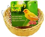 Bird, Living World Wicker Canary Nest (4" Long x 2" Wide)