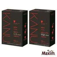在飛比找森森購物網優惠-MAXIM麥心 韓國KANU孔劉美式 深焙/中焙 黑咖啡4盒