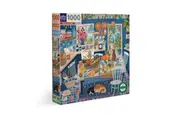 eeBoo: Blue Kitchen (1000pc Jigsaw)