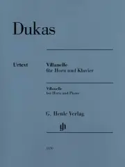 Dukas Villanelle for Horn & Piano Classical Score Sheet Music Henle Urtext Book