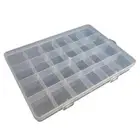 24Grids Plastic Jewelry Bead Storage for Case Box Organizers Container for Pills