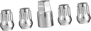 CTIRCHIU 4Pcs Theft Locking Wheel Nut with Sleeve Durable Car Wheel Lug Nuts for Wheels Polished Finish for Enhanced Appearance