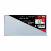 5 x Ultra PRO Regular Currency Toploaders Bank Money Note Bill Toploader