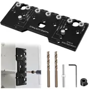 Shelf Pin Jig 1/4 Inch Aluminum Alloy Shelf Pin Drilling Guide Precise ☏