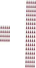 Beatifufu 5sets Miniature Lollipop Bottle Candy Hat Xmas Supply Decorative Christmas Hats 20pcs*5
