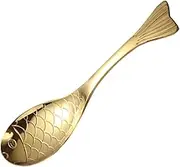 Tablespoons Fish-Shaped Teaspoons Stainless Steel Spoons for Home, Kitchen Or Restaurant - Mirror Polished Serving Spoon