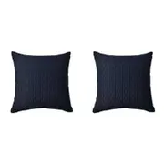 2PK Bianca Burleigh Square Ink Polyester/Cotton Cushion 43x43cm