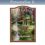 Thomas Kinkade Personalised Welcome Sign
