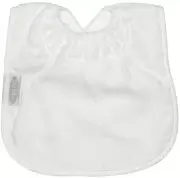 Silly Billyz: Towel Plain Large Bib - White