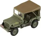 U.S. 1/4 Ton Military Vehicle Leyte WWII 1945 Gen. Douglas MacArthur 1:72 Model