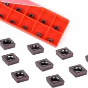 20PCS CCMT060204 Carbide Inserts CCMT0602 For Lathe Turning Tool Holder