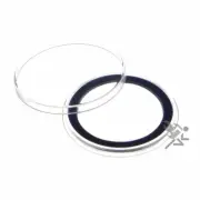 (20) Air-tite 39mm Blue Velour Colored Ring Coin Holder Capsules for 1oz Silver