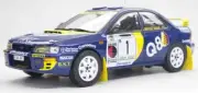 1:18 Sunstar H5514 Andrea/Danilo Subaru Impreza 555 1st Rallye Piancavallo 1998