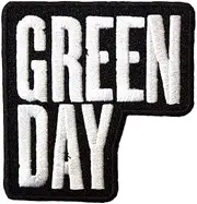 [Rock Off officially licensed products] Green Day Stacked Logo Standard Woven Patch Accessory Size
