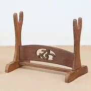 Solid Wood Sword Stand, Sword Holder, Samurai Knife Stand, Decorative Display Stand, handicrafts and Home furnishings- Upgrade 1 Tier 22cm