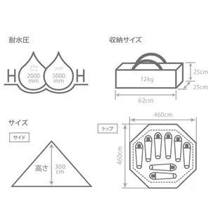 【日本直送！快速發貨！】DOD 帳篷 T8-200 8人用 露營 戶外 緊湊儲存 易搭建